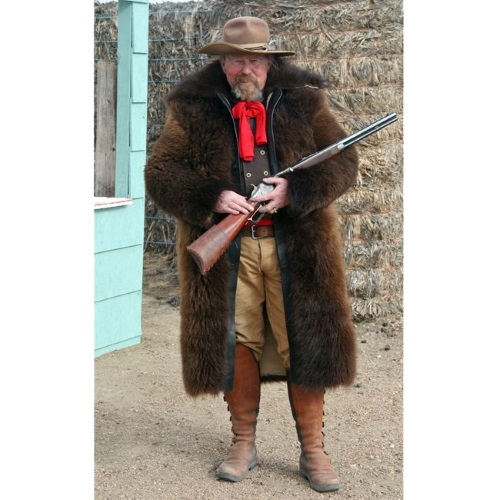 (image for) Buffalo Fur Long Coat American Bison